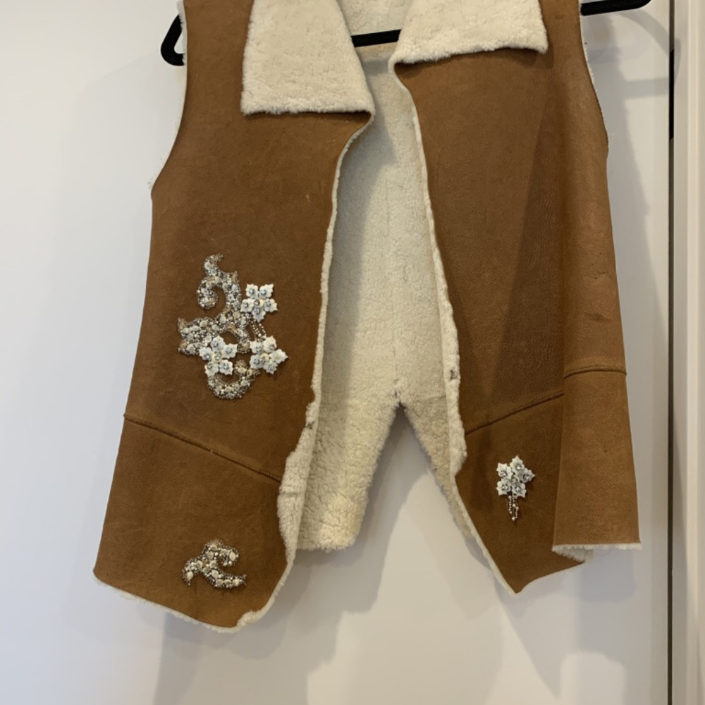 "MINT" Collection Vintage RARE Shearling Vest - Picture 2 of 6